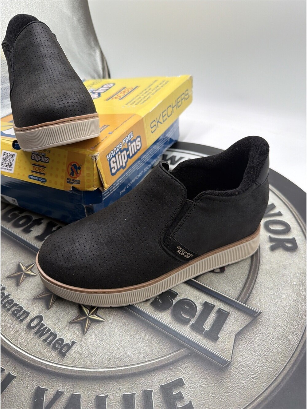 Skechers Women's Hands Free Slip-ins: Hush Ups Size 9.5 - Picture 3 of 9